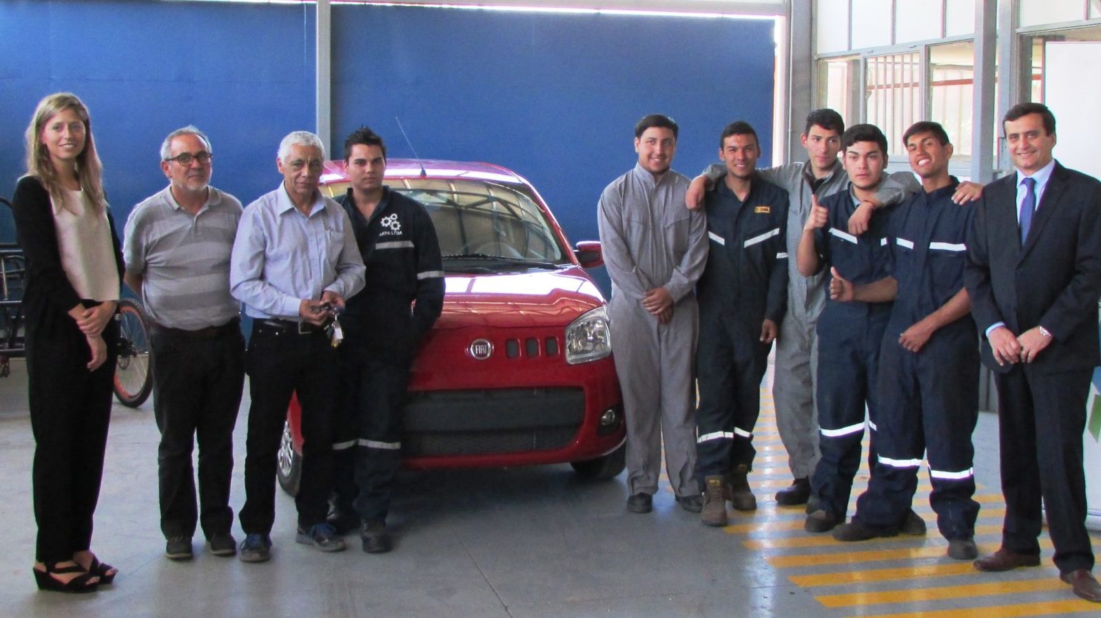Fiat Chile apoya la formación en mecánica automotriz