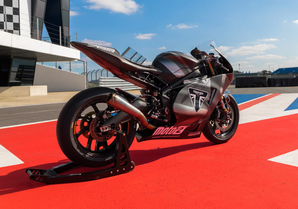 Triumph estrena en Silverstone el prototipo definitivo para Moto2