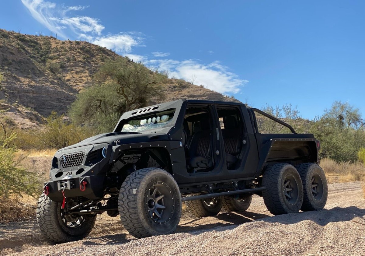 Sacada de Mad Max es esta Jeep Gladiator impulsada por un V8 de Corvette