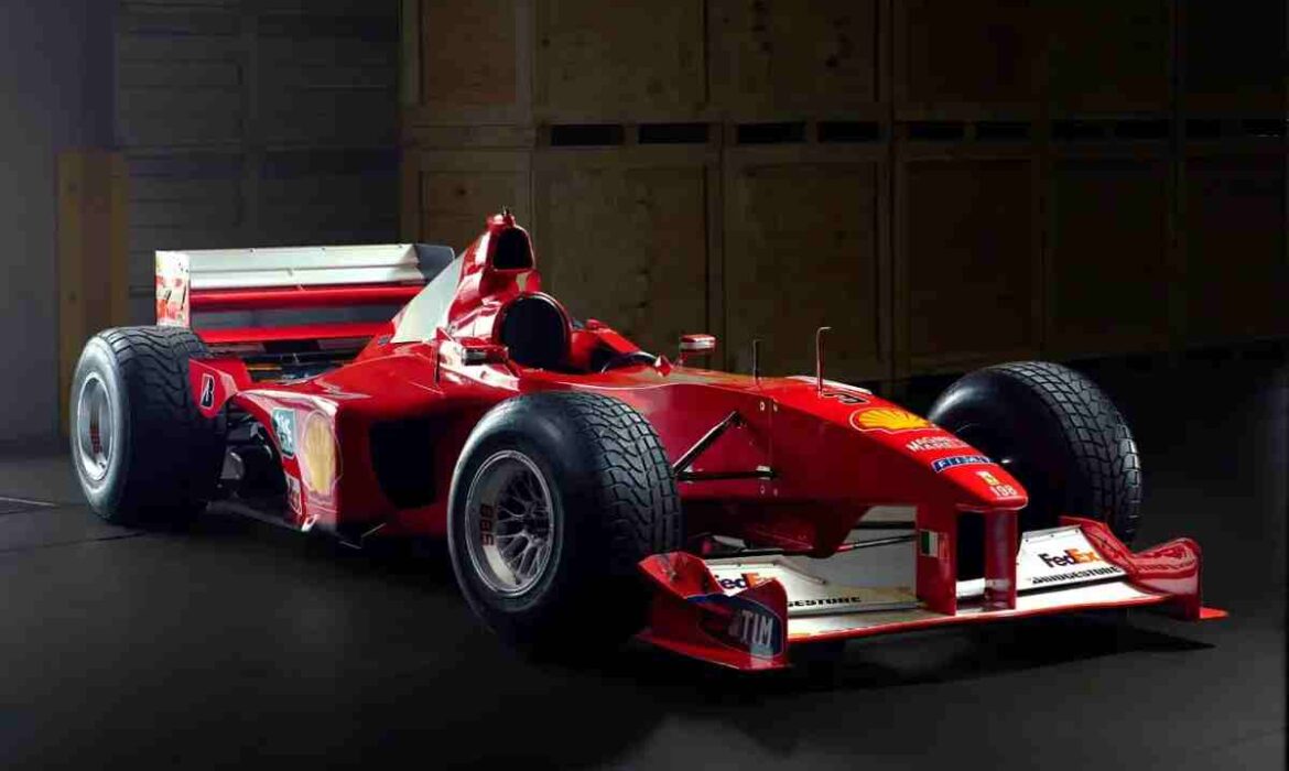 El Ferrari que usó Schumacher en la F1 del 2000 saldrá a remate