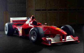 El Ferrari que usó Schumacher en la F1 del 2000 saldrá a remate