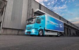 Camión eléctrico: Kaufmann lanza en Chile el Mercedes eActros