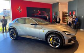 Ferrari Purosangue: el primer SUV (o FUV) de la marca ya está en Chile