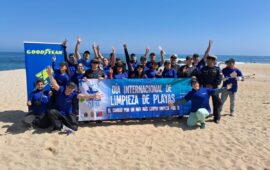Así celebró Goodyear el Día Internacional de Limpieza de Playas 2023