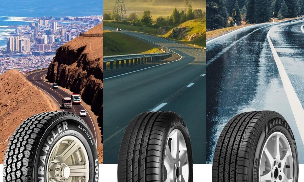Los neumáticos ideales para cada camino de Chile, según Goodyear